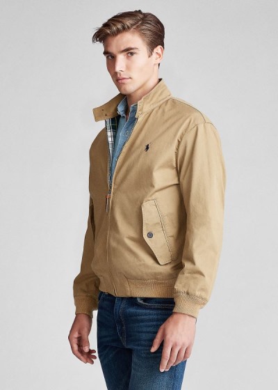 Men's Polo Ralph Lauren Cotton Twill Jackets | 439126BDE